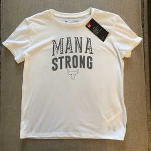 NWT project rock Under Armour Mana Shirt